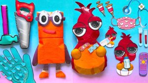 NUMBERBLOCKS 2 ПАПА И CHUN МАМА 👩 ЖДУТ РОДОВ / ЯРКАЯ ИСТОРИЯ СЕМЬИ ✨