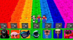 ВСЕ СЕРИИ Выбери ПРАВИЛЬНЫЙ ЛАБИРИНТ МОНСТРОВ В МАЙНКРАФТ ! MINECRAFT СБОРНИК