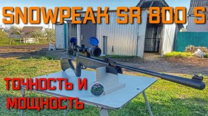 ТОЧНОСТЬ И МОЩНОСТЬ пневматической винтовки SNOWPEAK SR800S