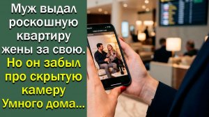 Муж выдал роскошную квартиру жены за свою. Но он забыл про скрытую камеру «Умного дома»...