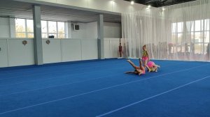 ТР 1 юношеский, Вигская - Залицаева - Белова, ШСА «ОСЬ», Комбинированное упражнение