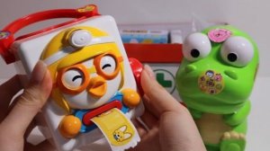 Игровой набор - Аптечка с лейкопластырем. Распаковка и Обзор. Яркие мультики для детей смотреть!