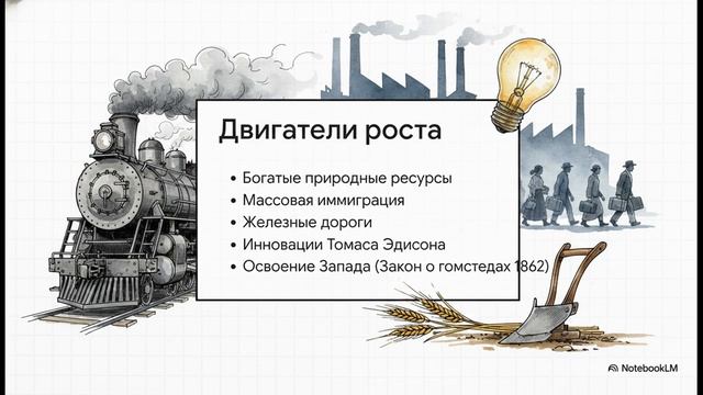 История Нового времени 9 класс § 18 США позолоченный век