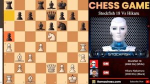 «Stockfish 18 пожертвовал ладью на уровне 4060 Elo в партии против ХикаруНакамуры_ Шахматнаяпартия«р