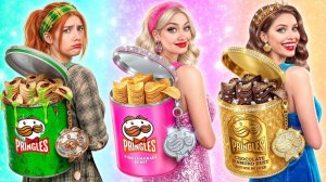 Бедная vs Богатая vs Ультра Богатая еда Челлендж # Битвы с Едой от Candy DO
