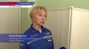 Врачи «Поезда здоровья» работают в Центральной районной больнице Первомайска