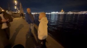 Ночная экскурсия по Питеру, разводной мост. 30.04.2026