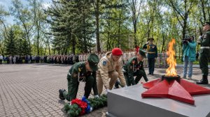 Память павших почтили у мемориального комплекса «Памятник воинам-землякам» в Лесозаводске