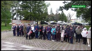 ВЕЧНЫЙ ОГОНЬ ЗАЖГЛИ В ХУТОРЕ МАРЬИНСКОМ ТБИЛИССКОГО РАЙОНА
