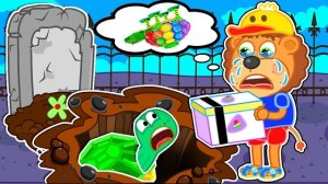 Lion Family на русском - Маша и Леопольд. Ручная черепашка - Мультик для детей