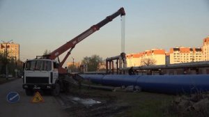 В Энгельсе завершаются сварочные работы на аварийном коллекторе на Менделеева