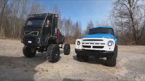 Зил против грузовика volvo
