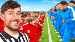 100 ДЕТЕЙ VS 100 ВЗРОСЛЫХ ЗА $500,000 MRBEAST МИСТЕРБИСТ НА РУССКОМ мистер бист