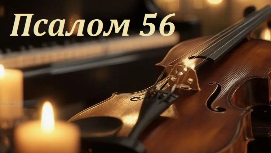 Библия. Псалом 56 с музыкальным оформлением.