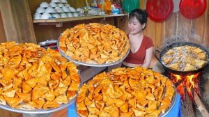 Готовлю вкусную начинку из тофу и отправляюсь на сельский рынок продавать. Нхат. Жизнь во Вьетнаме