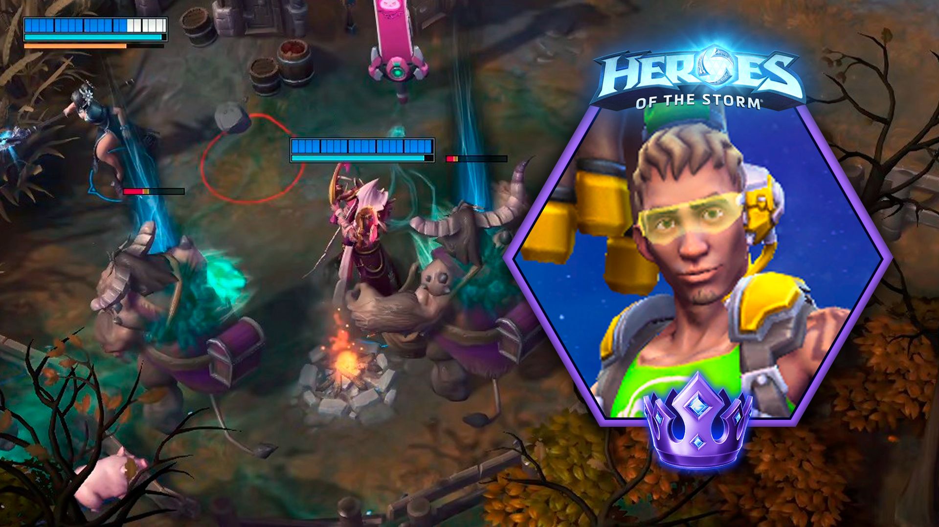 Лусио в Heroes of the Storm (HotS): Случилось ЧУДОвищное поражение в Мастер лиге