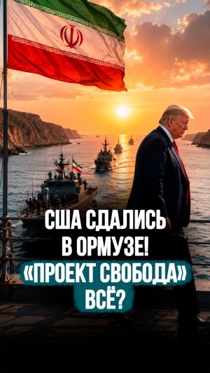 Трамп сворачивает операцию в Ормузе! // Иран захватил контроль? #shorts