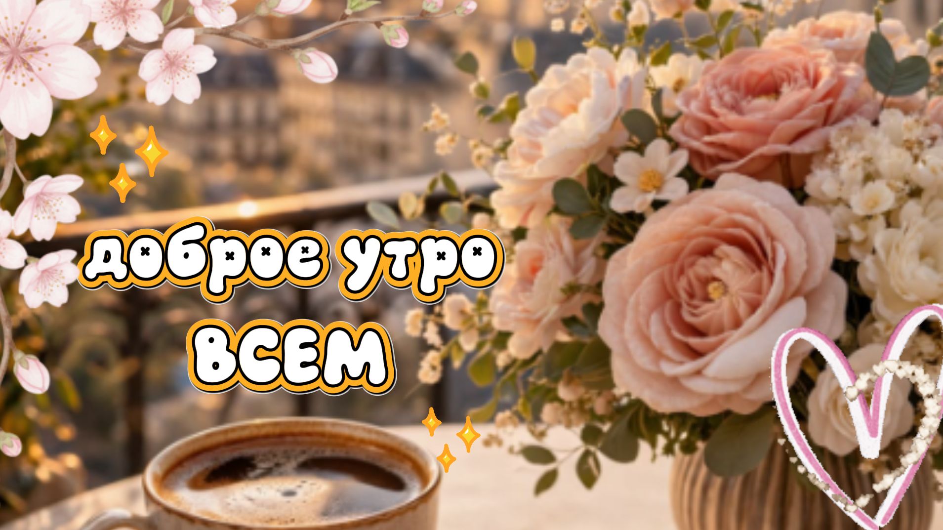 Доброе утро: красивые открытки и пожелания с добрым утром | Домохозяйка