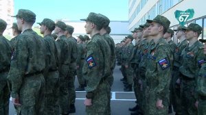 В смоленском филиале Московского энергетического института прошёл парад, посвященный Великой Победе