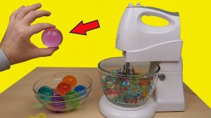 Выживут ли Орбизы Базуки в Миксере Шарики Орбиз VS Миксер!