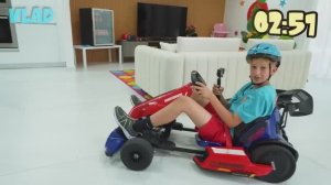 Влад и Никки семья гонки на картинге