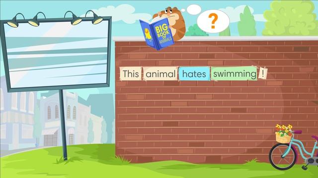 Go Getter 4 6.3 Get Grammar! – This animal loves eating fish.
