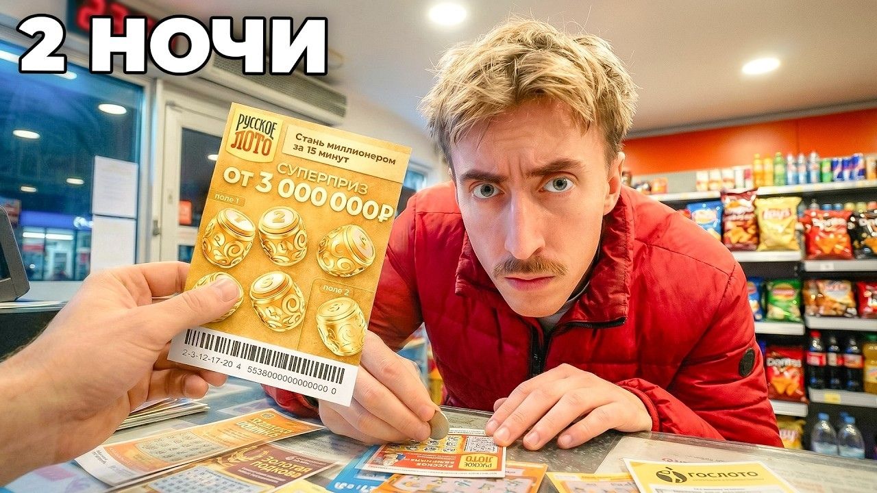 [седьмой] я жил ТОЛЬКО на ЛОТЕРЕЙНЫЕ ВЫИГРЫШИ 24 часа (не повторять)