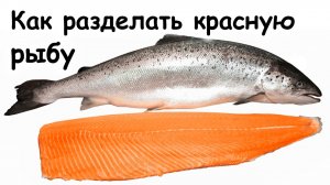 Как разделать красную рыбу