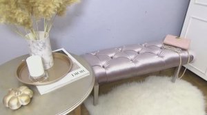 Это чудо! 💜 РОСКОШЬ, ДОСТУПНАЯ ВСЕМ! как из дешёвого сделать дорогое! ЖЕМЧУЖНАЯ БАНКЕТКА