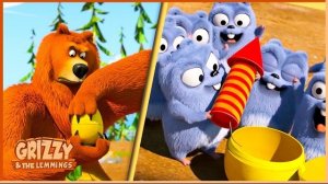 Гриззи против леммингов: Невероятная охота за яйцами! 🐻🐹 25-я подборка 🐻🐹