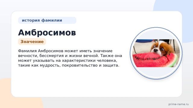 Узнайте всё о фамилии Амбросимов: происхождение, значение и склонение в нашей подробной статье