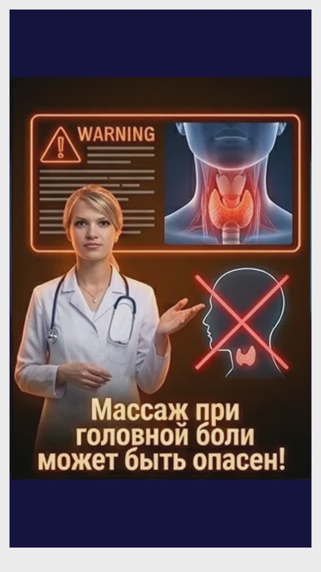 Массаж при головной боли может быть опасен!