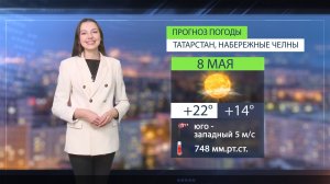 Прогноз погоды в Набережных Челнах на 8 мая 2026 г.