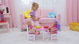 Влад и Никки семья Алиса и конфеты