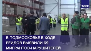 В Подмосковье в ходе рейдов выявили 69 мигрантов-нарушителей