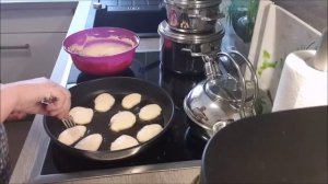 Оладушки ! Из простокваши! Домашняя еда Кухня Рецепты  #еда