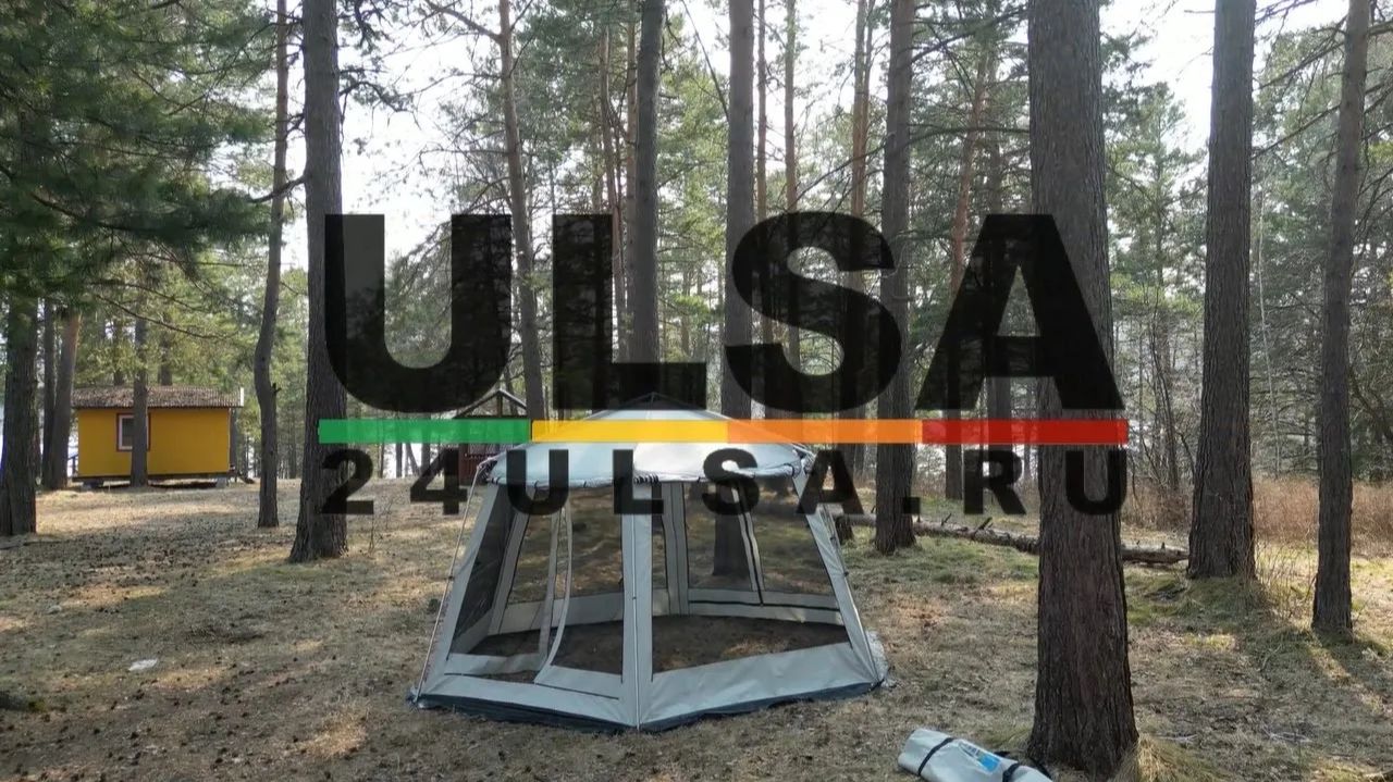 Обзор шестиугольный шатер Lanyu 1629 от магазина 24ULSA.RU в Красноярске, шестигранная беседка тент