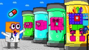 🎃🤖 Dr. Число 2 built a Гигант Робот with All Блоки 1-8 🤖🎃