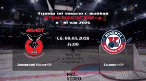ХК «Заневский Молот» 09 - ХК «Колпино» 09 | 09.05.2026