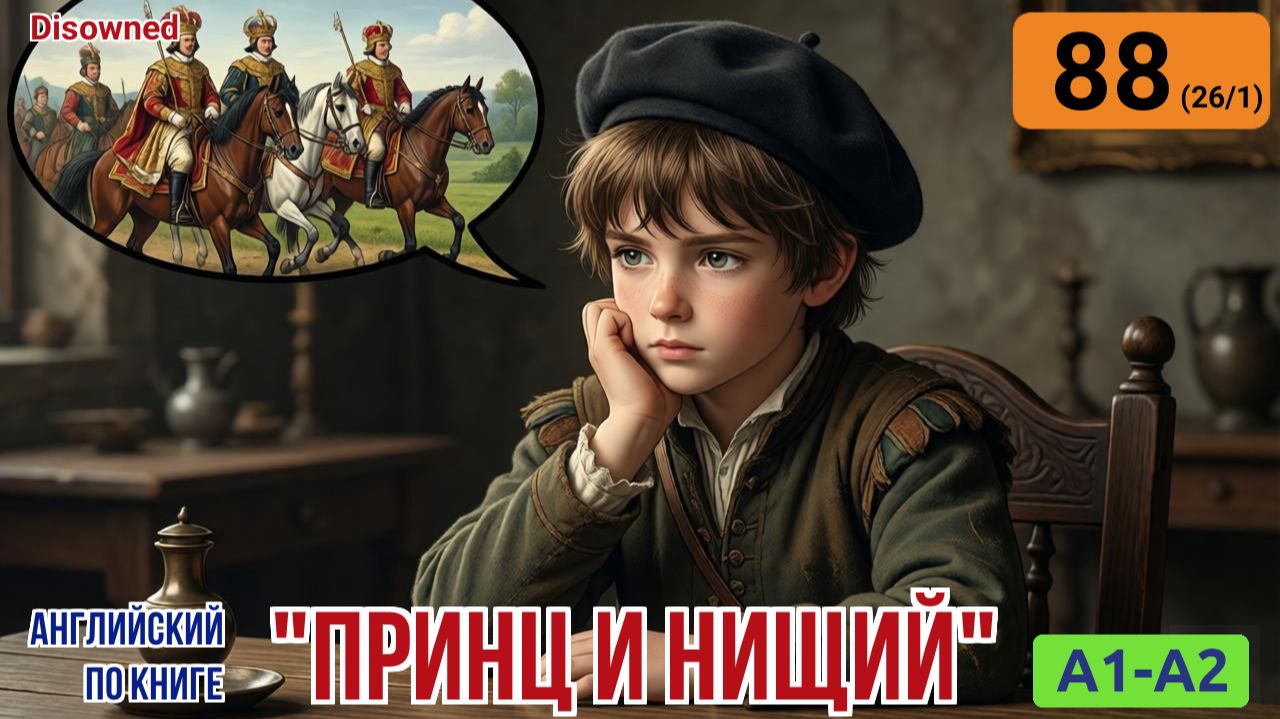 "Принц и нищий" на английском | Глава 26/1: Король составляет загадочный план. | A1-A2