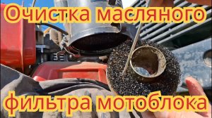 Правильная работа воздушного фильтра, дизельного мотоблока и его очистка.