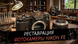 Реставрация винтажной пленочной фотокамеры Nikon FE
