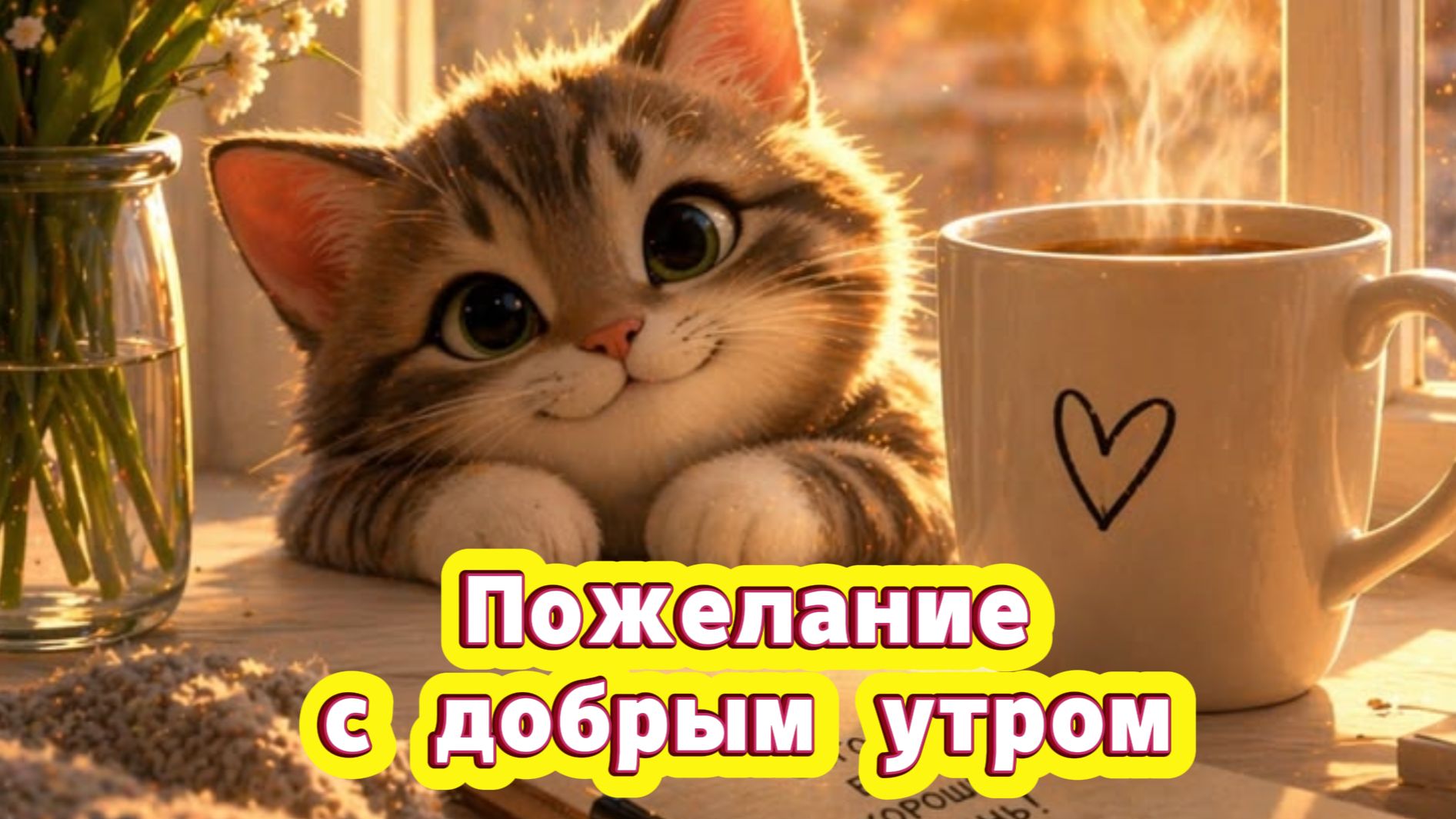 Пожелание с добрым утром - Открытки с добрым утром