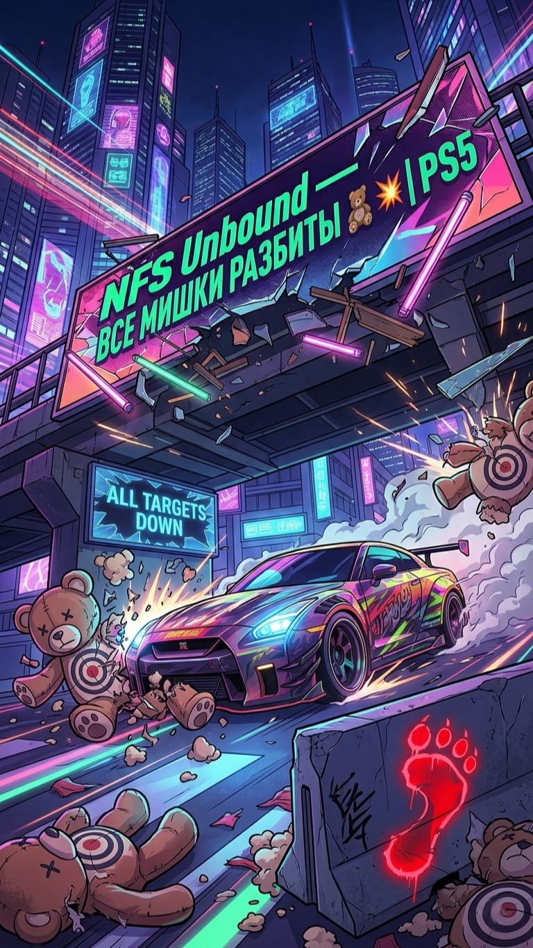 NFS Unbound — ВСЕ МИШКИ РАЗБИТЫ 🧸💥 - ЗАБРАЛ M4 GTS 😈 | PS5