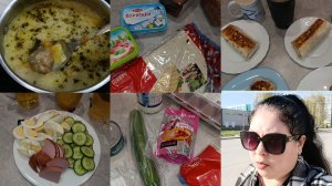 Покупки 🛒 Шаурма на завтрак 🫔 Сырный суп 🍲