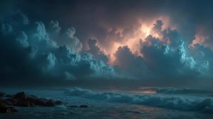 Ocean Focus Music ~ Concentration Music - Coding Focus Music ｜ Work Session Music & Thunder
