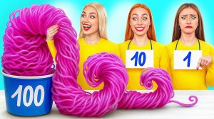 100 слоев еды # Super Hyper Делайте забавные кулинарные челленджи