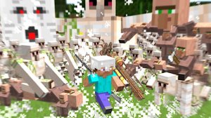ПОДОЖДИ ЧТО Голем наносит ответный удар (Minecraft)