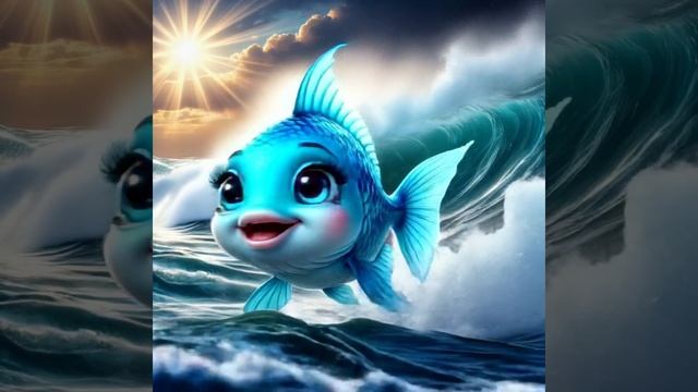 Забавная и добрая рыбка Нептунка