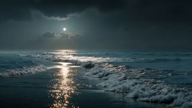 Deep Work Music ｜ Ocean Focus Music ~ Moonlight Waves for Concentration and Coding Session смотреть онлайн